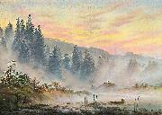 Caspar David Friedrich morning painting